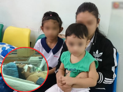 Người vợ bị ô tô của chồng gây tai nạn: Ba đứa con thẫn thờ ngoài phòng cấp cứu