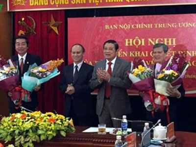 Trao quyết định bổ nhiệm 2 Phó Ban Nội chính Trung ương