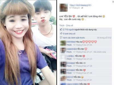 Phẫn nộ "cô nàng" không về chịu tang bố còn lên facebook khóc câu like