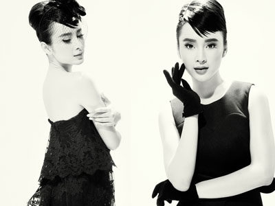 Angela Phương Trinh trang điểm giống Audrey Hepburn