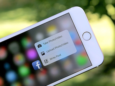 Facebook cập nhật phiên bản mới hỗ trợ công nghệ 3D Touch của Apple