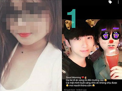 Cô nàng "sống ảo" lấy ảnh trai Hàn làm "anh yêu"