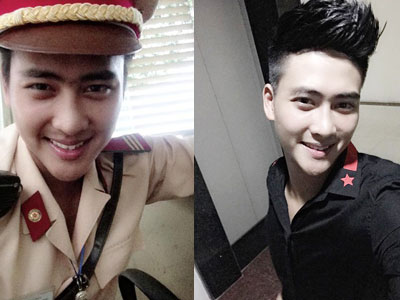 Mê mệt chàng "hot boy" CSGT điển trai như sao Hàn