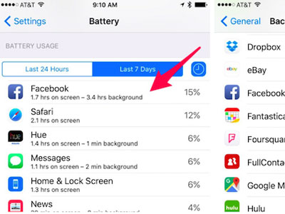 Ứng dụng Facebook trên iOS 9 gặp lỗi đốt pin