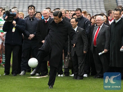 Tập Cận Bình muốn bóng đá Trung Quốc vô địch World Cup