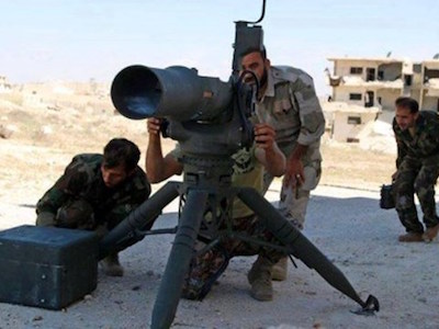 Lực lượng nổi dậy Syria nhận được nhiều tên lửa TOW của Mỹ