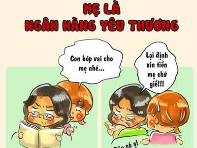 "Mẹ là ai?" - Bộ tranh siêu dễ thương khiến bạn muốn ôm mẹ ngay một cái!