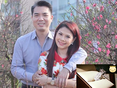 Ca sĩ Thanh Thảo khoe nhẫn cưới kim cương