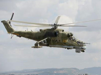 Mi-24 trình diễn màn thả bom ngoạn mục ở Syria