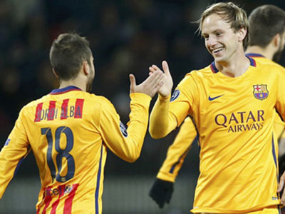 Rakitic, Neymar tỏa sáng, Barca xây chắc ngôi đầu bảng E