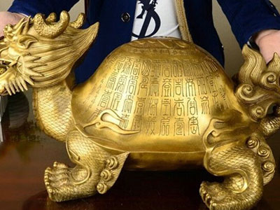 Rùa phong thủy: Công danh, tiền tài chậm mà chắc