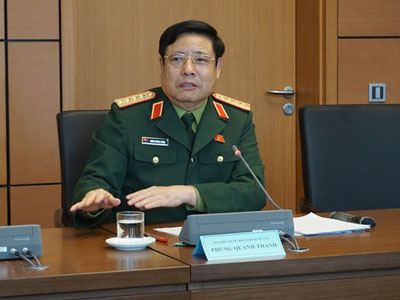 Bộ trưởng Phùng Quang Thanh: Không theo nước lớn này mà quay lưng nước lớn khác