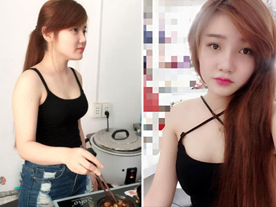 Xuất hiện "hot girl" bán cháo ếch tại TP.HCM