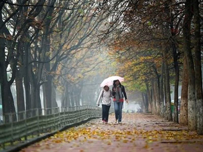 Miền Bắc nhiệt độ xuống dưới 18 độ C