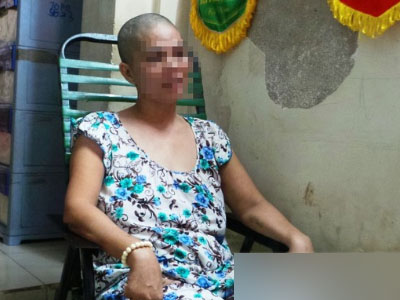 Vợ bị chồng chở nhân tình gây tai nạn: Xuống tóc để cầu công bằng