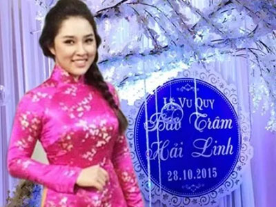 Gia đình Bảo Trâm trang hoàng lộng lẫy trong ngày cưới