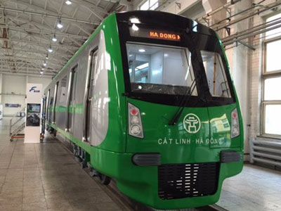 Trưng bày mẫu tàu đường sắt Cát Linh–Hà Đông từ 29.10