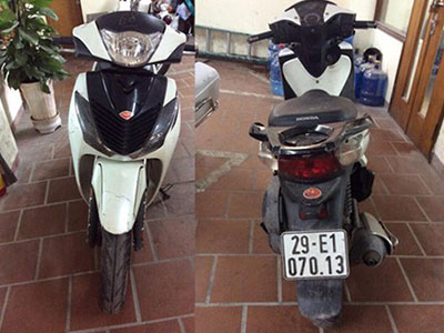 Gặp CSGT, bỏ cả xe Honda SH để trốn