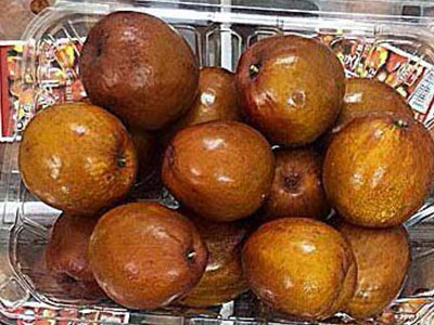 Táo dại Hàn Quốc thâm xỉn như thối 800 ngàn/kg