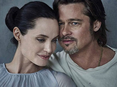 Brad Pitt và Angelina Jolie ngọt ngào trên bìa tạp chí