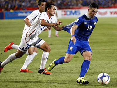 Đài Loan suýt gây sốc cho Thái Lan ở vòng loại World Cup 2018