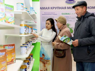 Sản phẩm Vinamilk đã chiếm được cảm tình của người dân Matxcova