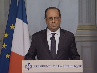 Tổng thống Hollande: Pháp sẽ tấn công IS trên mọi lãnh thổ