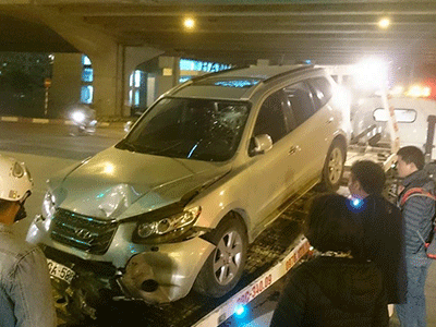 Lời khai của tài xế Santafe cuốn chết cô gái gần Keangnam