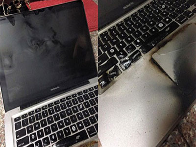 Người dùng hoảng hốt vì Macbook Pro bốc cháy ở Việt Nam