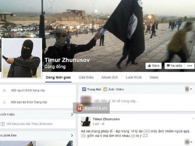 Chính là người Việt đã tạo ra trang Facebook giả thành viên IS đang gây phẫn nộ