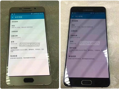 Galaxy A5 và A7 thế hệ mới rò rỉ ảnh thực tế