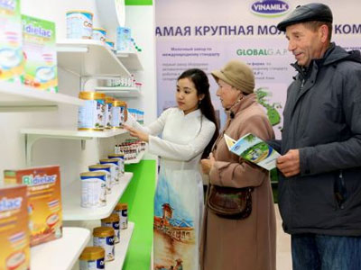 Sản phẩm Vinamilk đã chiếm được cảm tình của người dân Matxcova