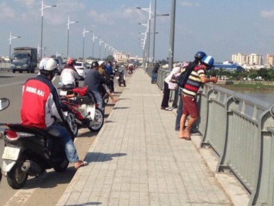 Một phụ nữ nhảy cầu Hóa An mất tích