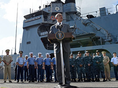 Tổng thống Obama yêu cầu Trung Quốc ngừng cải tạo trên Biển Đông