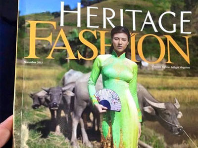 Áo dài Việt in họa tiết chùa Myanmar bị chỉ trích