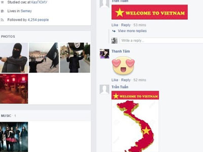 Công an truy tìm người lập facebook giả danh IS