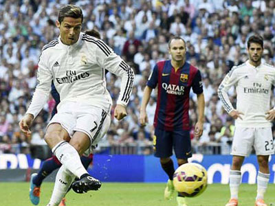 Đá El Clasico ở Bernabeu, Ronaldo chỉ biết sút 11m