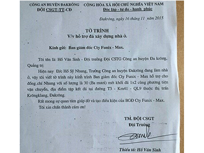 Đội trưởng CSGT xin đá cho sếp: Công an H.Đakrông "lên tiếng"