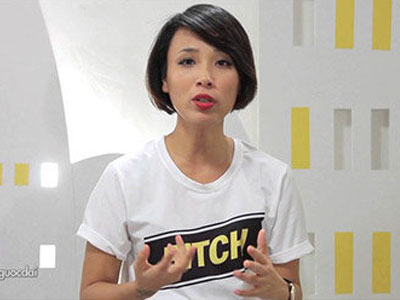 VJ Thùy Minh: “Những người chê BIT ăn nói vô học”