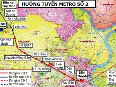 Bộ Tài chính lo nợ công tăng khi tuyến metro Bến Thành - Tham Lương đội vốn