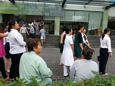 Cháy trong bệnh viện Lão khoa Trung ương