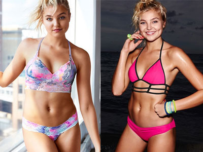 Rachel Hilbert gợi cảm đầy sức sống với áo tắm Victoria’s Secret