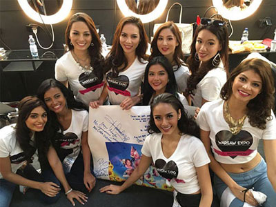 Lệ Quyên giới thiệu quỹ "Ước mơ của Thúy" tại Miss Supranational