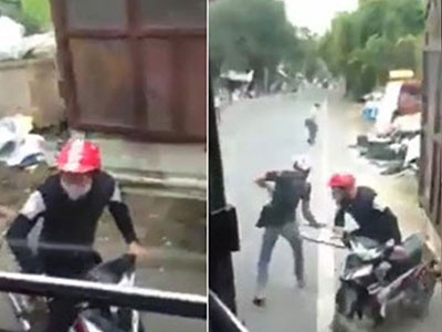 Bị rượt đánh, 2 cẩu tặc ở Hà Nội cướp xe máy bỏ chạy rồi trả lại