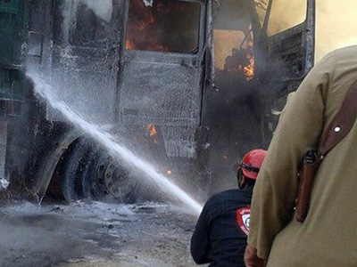 Bí ẩn đoàn xe TNK đột lốt nhân đạo bị dội bom ở Syria