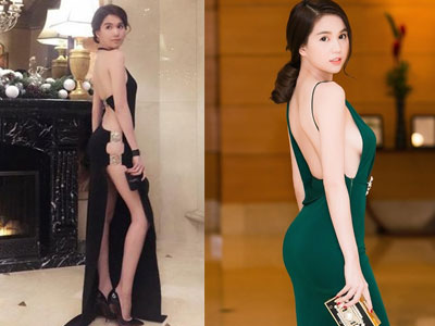 Những lần Ngọc Trinh diện váy hở bạo khiến người xem nóng mắt