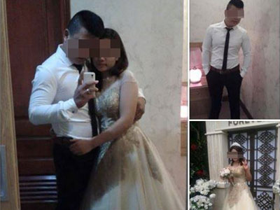 Cô gái mặc đồ cưới tự tử cùng bạn trai: "Chú rể" đã có vợ và con 7 tuổi!