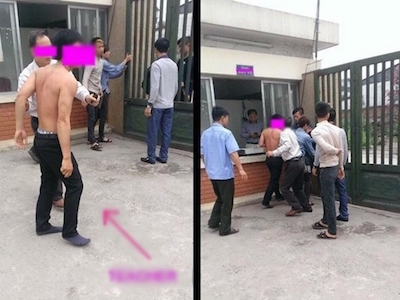 Học sinh vô cớ... nhặt gạch đập vỡ đầu thầy