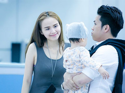 Vợ chồng Diễm Hương dẫn con trai đi hưởng tuần trăng mật