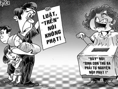Nghệ An: Sinh con thứ 3 phải “tự nguyện” nộp phạt 1 triệu đồng